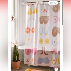 Urban outfitters shower curtain “you’re the t*ts”